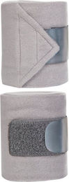 HKM Innovation Fleece-Bandagen Beinschutz Steingrau 4er Set 300 cm – Bild 1 von 1