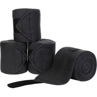 Produktbild von HKM Innovation Gamaschen aus Fleece Schwarz 4er Pack für Pferde