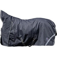 Produktbild von HKM Innsbruck Outdoor-Pferdedecke mit hohem Kragen Schwarz 160 cm