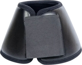 HKM Isa 2 Gamaschen und Hufglocken aus Kunstleder Schwarz XXL – Bild 1 von 2