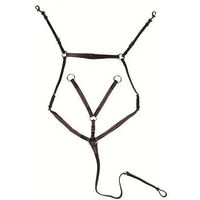 Produktbild von HKM Jagdhalsband für Pferde aus Leder in Braun Größe M