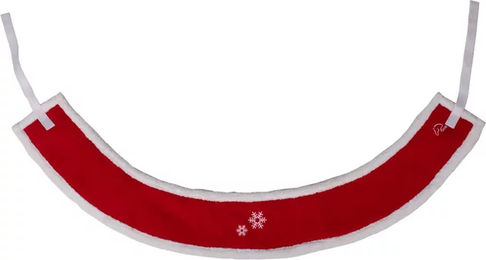 HKM Jagdhalsband für Pferde Christmas in Rot aus Polyester – Bild 1 von 1