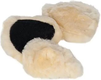 HKM Jagdhalsbandhülle aus Schafswolle in Beige Natur 3er Pack – Bild 1 von 1