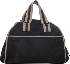 HKM Joules Reithelmtasche für Unisex in Schwarz/Beige aus Stoff Einheitsgröße – Bild 1 von 1