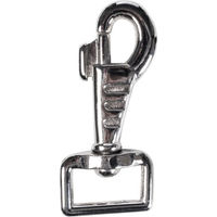 Produktbild von HKM Karabinerhaken mit Wirbel in Chrom Silber Ersatzteil