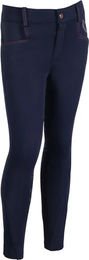 HKM Kids Alva Reithose Mädchen mit Full Grip in Blau Größe 146 – Bild 1 von 1