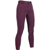 Produktbild von HKM Kids Alva Reithose mit Full Grip für Mädchen in Lila Größe 146
