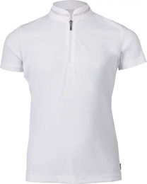 HKM Kids Amy Turnier-Poloshirt Mädchen Weiß Nylon Größe 12 Jahre – Bild 1 von 1