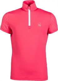 HKM Kids Aymee Reit-Poloshirt für Mädchen Rosa Größe 11/12 Jahre – Bild 1 von 1