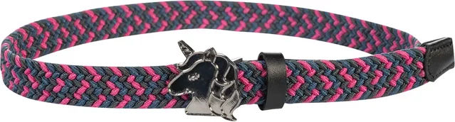 HKM Kids Claire Elastischer Paracord Gürtel für Kinder in Rosa Bunt 70 cm – Bild 1 von 1