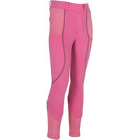 Produktbild von HKM Kids Claire Reithose für Mädchen mit Full Grip aus Lycra in Rosa Größe 11/12 Jahre