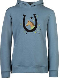 HKM Kids Diana Kinder Kapuzenpullover Blau Größe 98-104 – Bild 1 von 1
