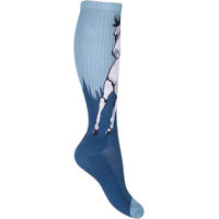 Produktbild von HKM Kids Helsinki Reitstrümpfe für Kinder Blau Größe 26/30