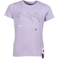 Produktbild von HKM Kids Hobby Horsing T-Shirt für Mädchen in Lila Größe 11/12 Jahre