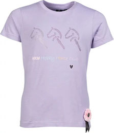 HKM Kids Hobby Horsing T-Shirt für Mädchen Lila Grösse 9/10 Jahre – Bild 1 von 1