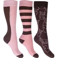 Produktbild von HKM Kids Houston Reitstrümpfe für Kinder 3er Pack Größe 30/34
