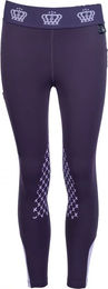 HKM Kids Lola Reithose für Mädchen mit Mid Grip in Lila 3/4 – Bild 1 von 1