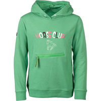 Produktbild von HKM Kids Maui Reitsport-Hoodie für Mädchen aus Baumwolle Grün 3/4 Jahre