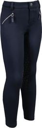 HKM Kids Mia Reithose mit Full Grip für Mädchen in Blau Größe 146 – Bild 1 von 1