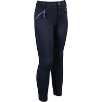 Produktbild von HKM Kids Mia Reithose mit Full Grip für Mädchen in Blau Größe 146