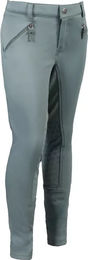 HKM Kids Mia Reithose mit Full Grip für Mädchen in Grün Größe 146 – Bild 1 von 1