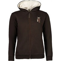 Produktbild von HKM Kids Mia Reitjacke für Mädchen mit Kapuze aus Fleece in Braun für 9/10 Jahre