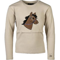 Produktbild von HKM Kids Mia Reitshirt Langarm Beige 11/12 Jahre
