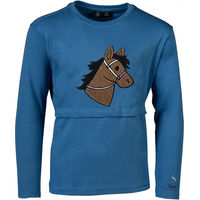 Produktbild von HKM Kids Mia Reitshirt Langarm Blau Grösse 7/8 Jahre