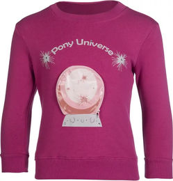 HKM Kids Polly Mädchen Sweatshirt aus Naturmaterial in Rot oder Rosa für 5/6 Jahre – Bild 1 von 1