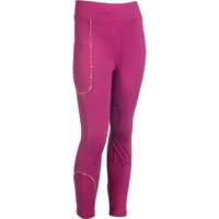 Produktbild von HKM Kids Polly Reithose für Mädchen mit Mid Grip und Silikonbeschichtung in Rosa Größe 128