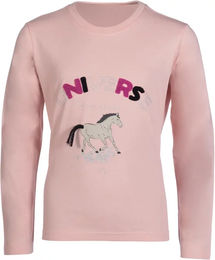 HKM Kids Polly Reitshirt Langarm Rosa 9/10 Jahre – Bild 1 von 1