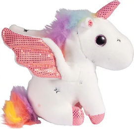 HKM Kids Unicorn Schlüsselanhänger aus Plüsch Weiß 11 cm – Bild 1 von 1