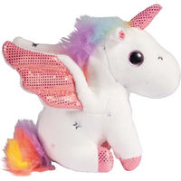 Produktbild von HKM Kids Unicorn Schlüsselanhänger aus Plüsch Weiß 11 cm