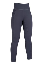 Produktbild von HKM Kinder Cosy Style Reitleggings mit Silikon-Vollbesatz Grau Größe 122-128