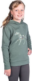 HKM Kinder Hoody Judy aus Baumwolle Grün Größe 98/104 – Bild 1 von 2