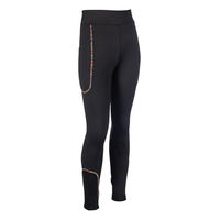 Produktbild von HKM Kinder Reitleggings Polly mit Silikon-Vollbesatz Schwarz Grösse 122-128