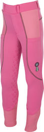 Produktbild von HKM Kinderreitleggings Claire mit Silikon-Vollbesatz in Rosa