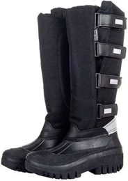 HKM Kodiak Thermo-Reitstiefel für Damen und Herren aus Kunstleder wasserdicht Schwarz Größe 45 – Bild 1 von 1