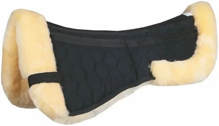 HKM Korrekturlammfellpad Style Sattelunterlage für Pferde Natur One Size – Bild 1 von 5