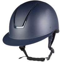 Produktbild von HKM Lady Shield Reithelm für Damen Dunkelblau Glänzend Größe S 52-54 cm