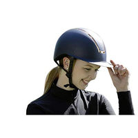 Produktbild von HKM Lady Shield Reithelm für Damen dunkelblau/Rosegold Größe S 52-54cm