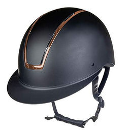 HKM Lady Shield Reithelm für Damen Schwarz/Gold Grösse M 55-57cm – Bild 1 von 5