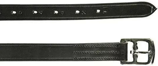 HKM Lederstränge Schwarz 2er Set – Bild 1 von 1