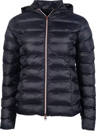 HKM Lena Mädchen Daunenjacke mit Kapuze Schwarz – Bild 1 von 1