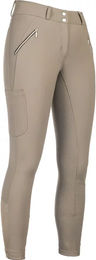 HKM Lia Reithose Damen Full Grip High Waist Beige mit Silikon Grip – Bild 1 von 1