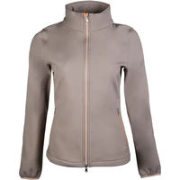 Produktbild von HKM Lily Softshell-Reitjacke für Damen wasserdicht Braun Grau Größe XS