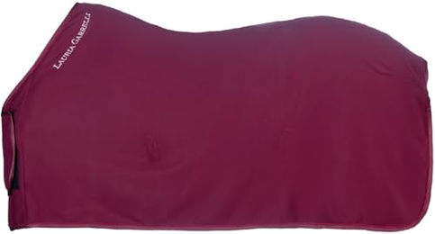 Produktbild von HKM Livigno Abschwitzdecke aus Fleece in Bordeaux Rot 125