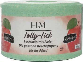 HKM Lolly Lick Mineralstein für Pferde mit Apfelgeschmack – Bild 1 von 1