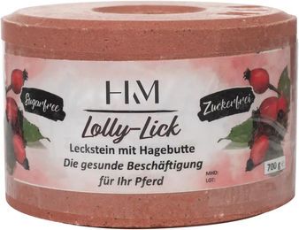 HKM Lolly Lick Mineralstein für Pferde mit Hagebutte – Bild 1 von 1