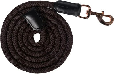 HKM Longe zum Reiten mit Karabinerhaken in Rosegold Glamour – Bild 1 von 1